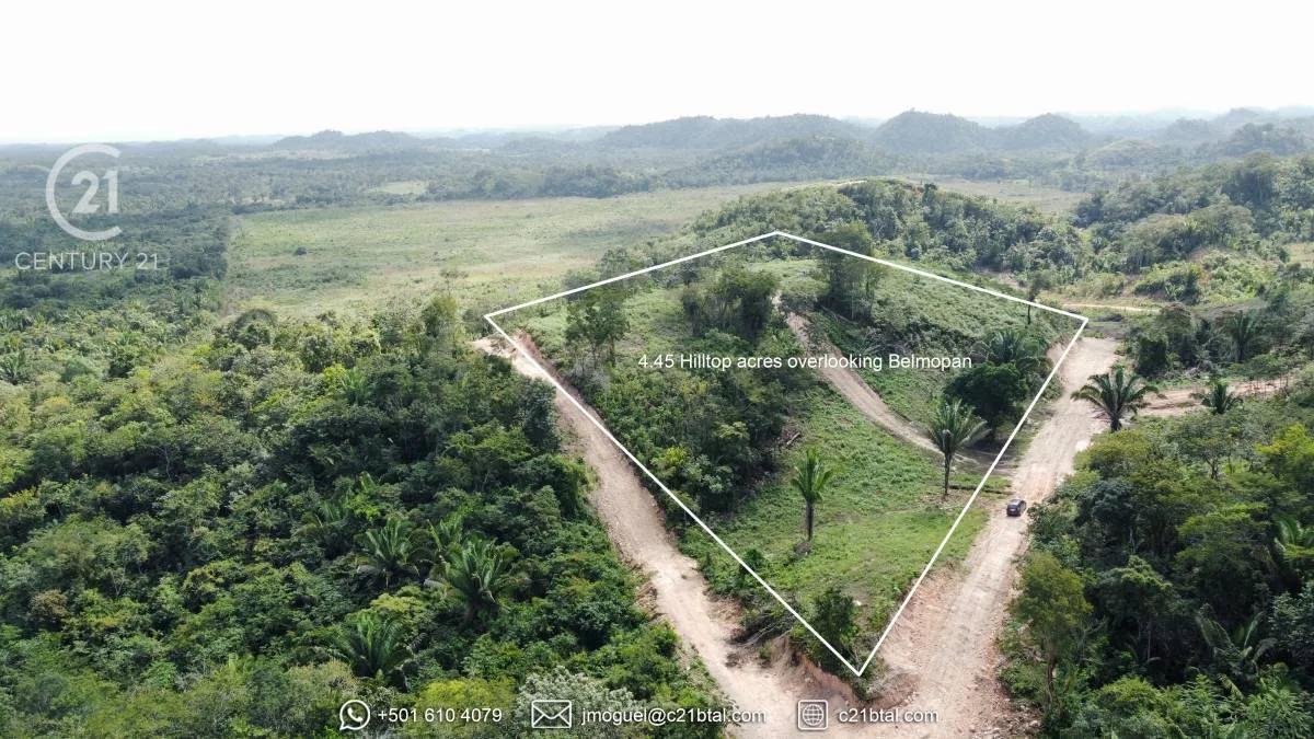 4.5 Acres  Hilltop for sale overlooking Belmopan, Cayo, Belize - Photo 3