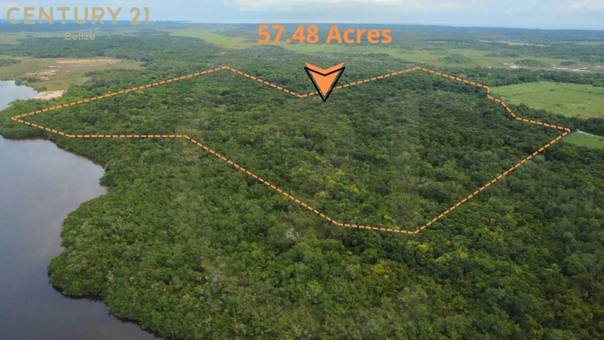 57.48 Acres with Lagoon Access – Waterfront Investment Opportunity - Photo 2