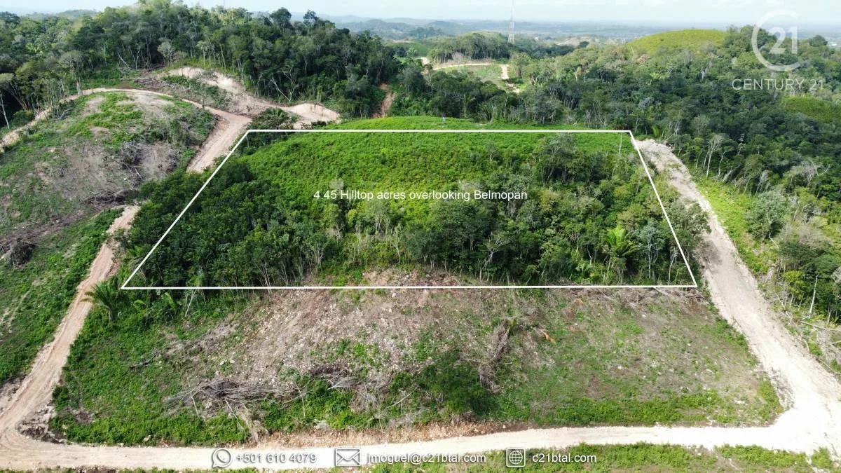 4.5 Acres  Hilltop for sale overlooking Belmopan, Cayo, Belize - Photo 2